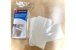 Seal and View File Folder Label Protectors