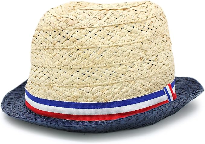 Amazon ハット レディース 春夏 ラフィアハット メンズ 中折れ帽子 軽量 麦わら帽子 トリコラフィアストローハット 青 ハット 通販
