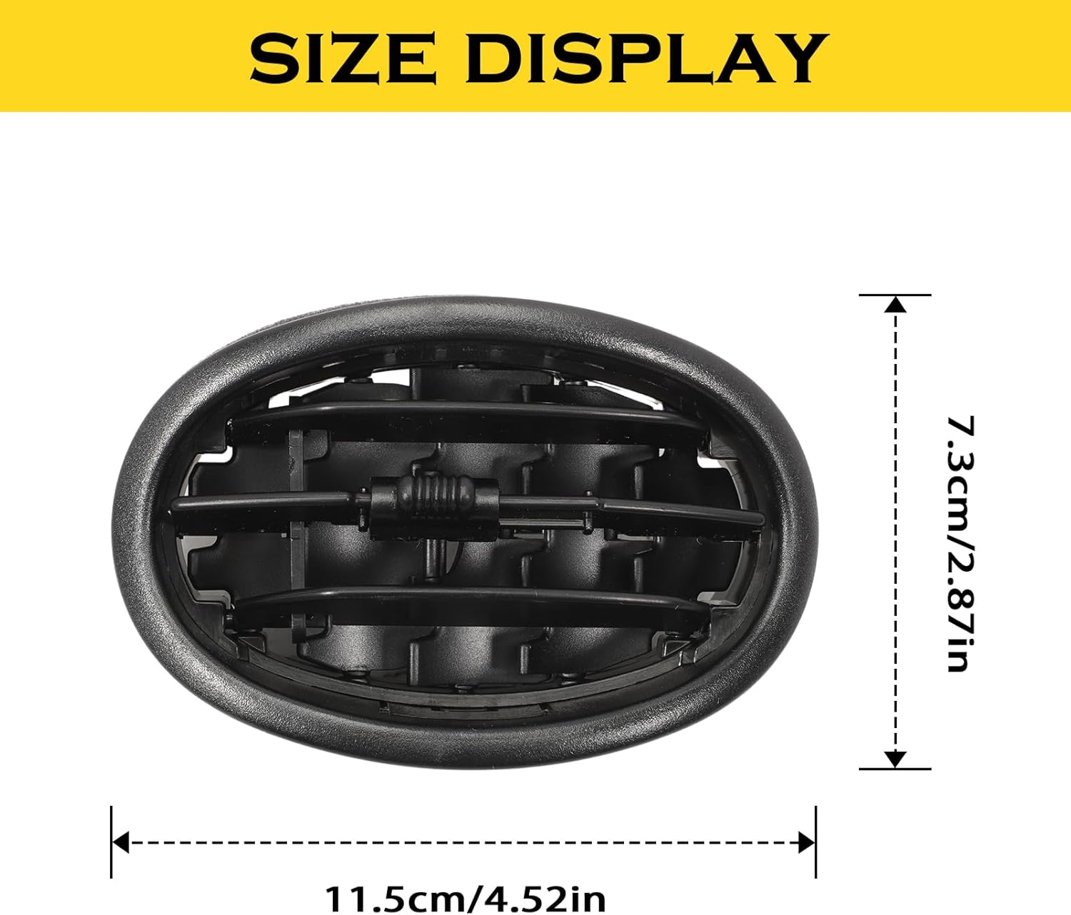 Passenger Side Outer AC Louvre Vent fits E150 E250 E350 2004 2005 2006 2007 2008 Replace 4C2Z-19893-BA