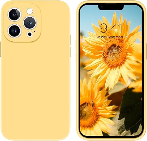 BENTOBEN Funda para iPhone 13 Pro Max, funda de silicona suave con forro de microfibra y parte trasera dura, a prueba de golpes, pantalla de cuerpo
