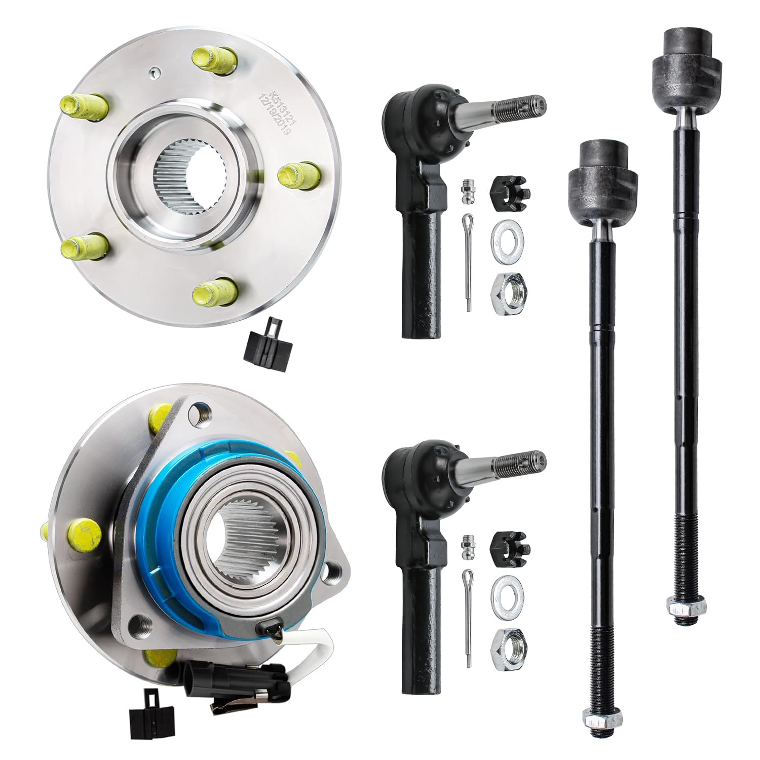 Detroit Axle - Front Wheel Bearing Hubs Kit for Chevy Impala Monte Carlo