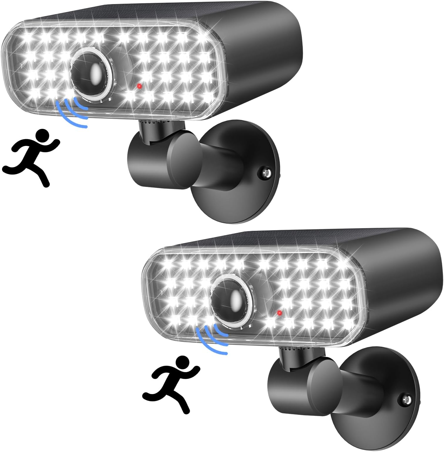 Linkind Lampe Solaire Extérieur Détecteur de Mouvement, Lumiere Solaire