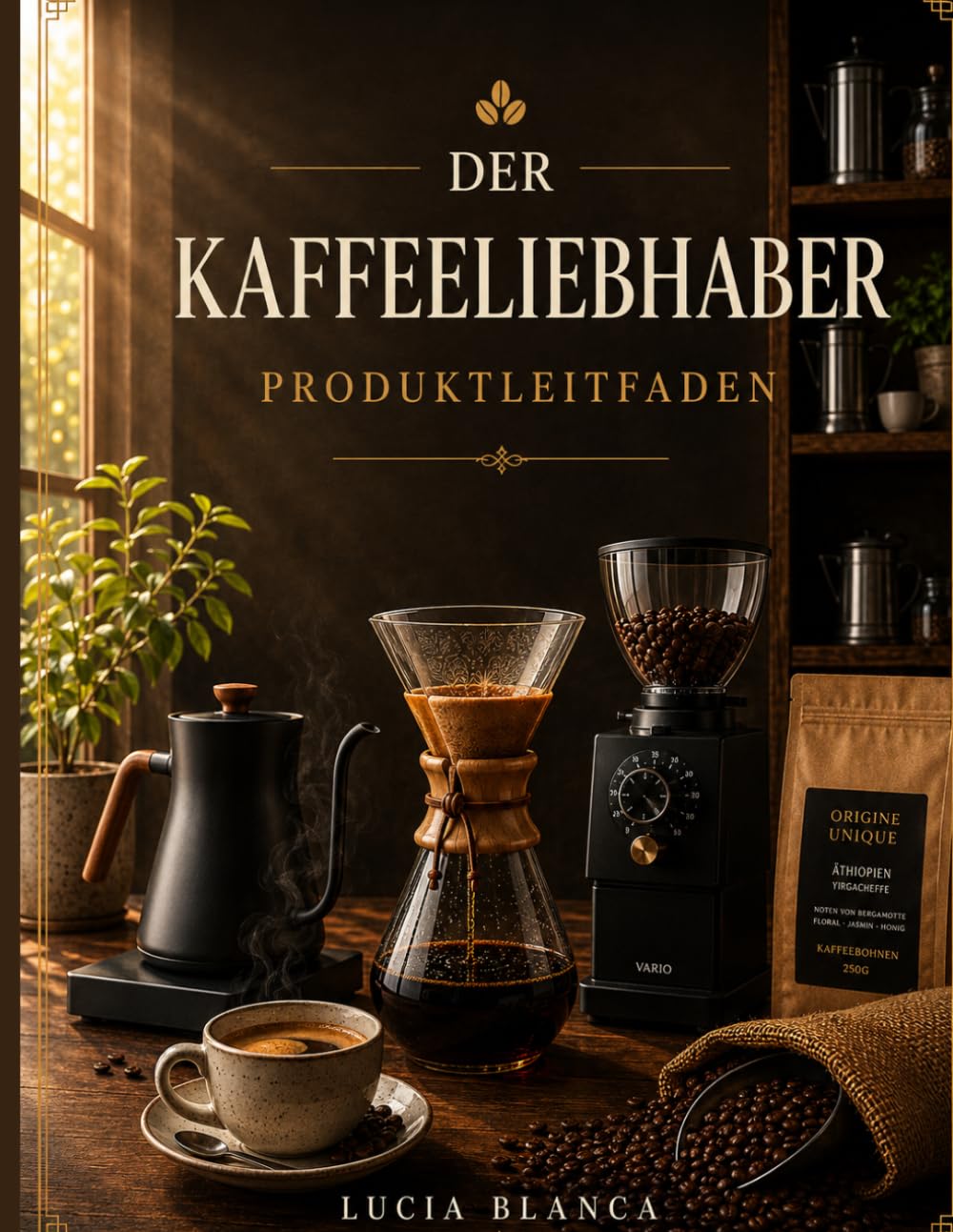 DER KAFFEELIEBHABERPRODUKTLEITFADEN: Expertenbefragungen, Kaufberatungen und Profi-Tipps zur Auswahl der besten Kaffeemaschinen, Mühlen, Bohnen und Zubehör