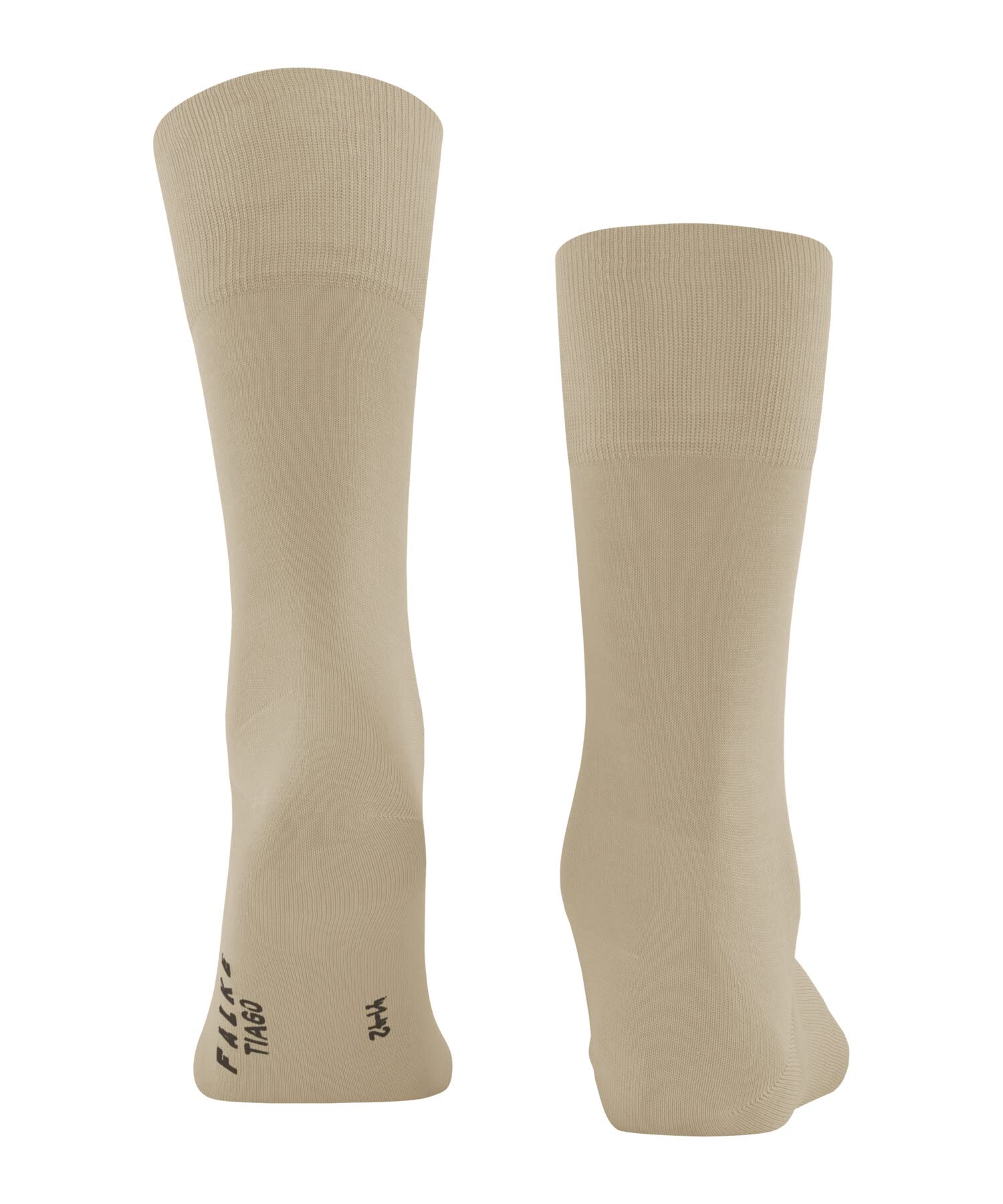 FALKE Mężczyźni Skarpety Tiago M So bawełna fil d´Écosse jednokolorowe 1 Para, Beżowy Silk 4097, 45-46