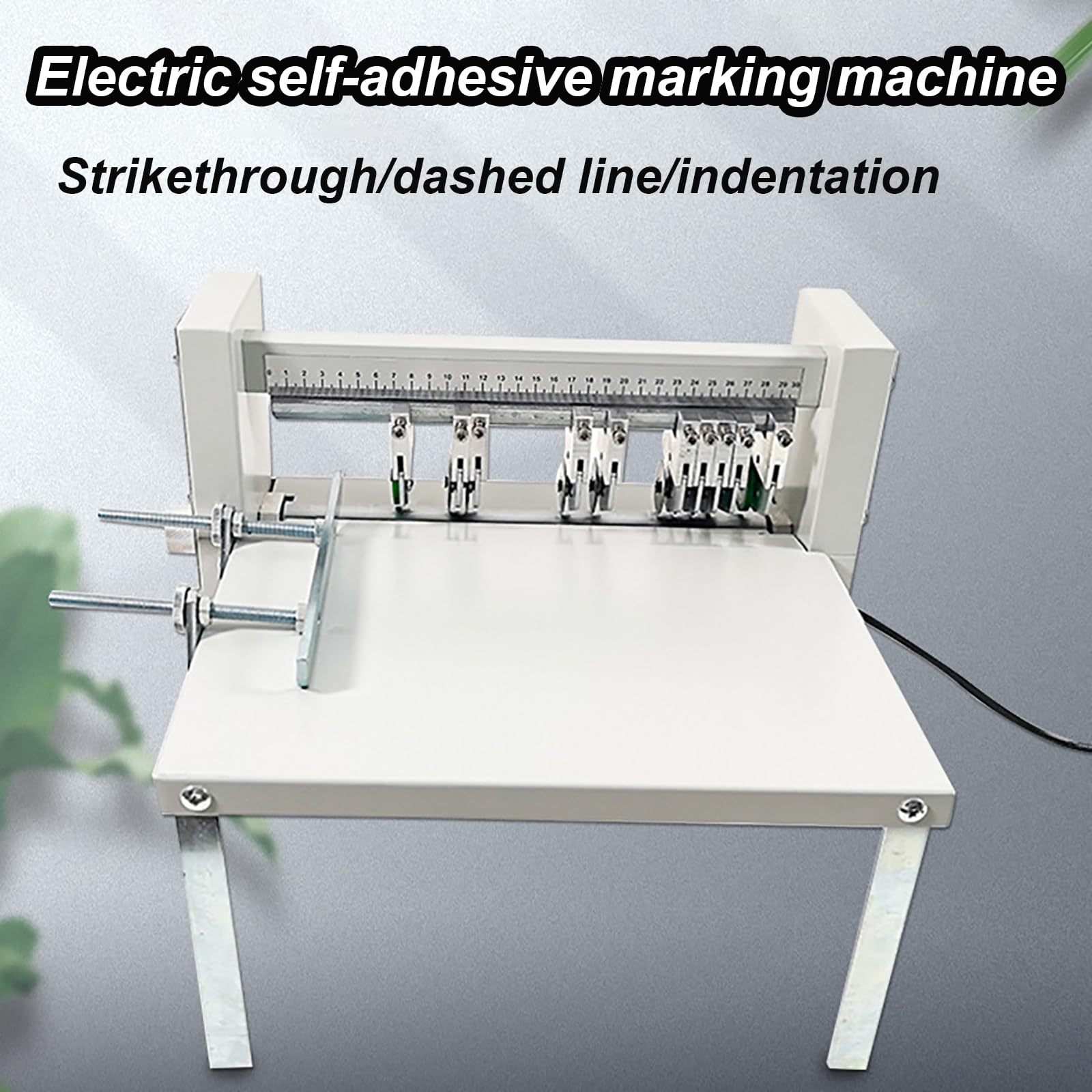 Elektryczna maszyna do składania papieru, perforator do papieru o wysokiej wydajności, szerokość cięcia ≤ 300 mm, prędkość obrotowa 50-280 obr./min, do rowków, linii przerywanych, kresek