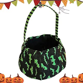 ハロウィン バケツ 装飾コンテナ、デコレーション、バッグ | ハロウィン パンプキン バケツ ホーム 屋外 ホリデー 子供 家族 コスプレ パーティー お菓子 デコ バッグ