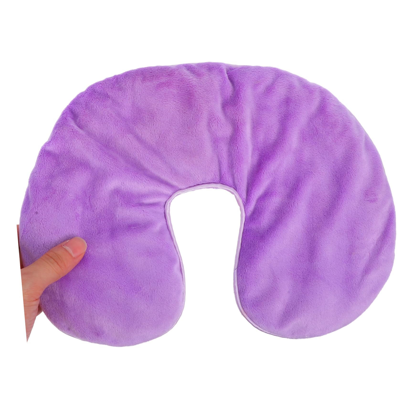 Maschera per Occhi Caldo Freddo Lavanda Perle Minerali | Flanella, per Occhi e Viso, Viaggio e Sonnellini in Ufficio, Design Lilla Elegante