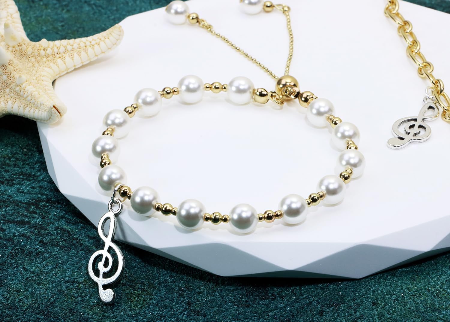 Vintage Musical Note Charms 25 x 10mm Music Theme Instrument Pendant for Bracelet Earring Necklace Keychain Jewelry Making Cards Scrapbook Gift Christmas Ornaments DIY Craft, 50PCS - Image 2