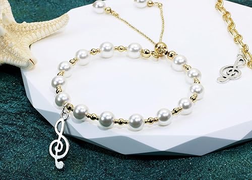 Miniatura 2 de Dijes de notas musicales vintage de 0.984 x 0.394 in, colgante de instrumentos musicales para pulseras, aretes, collares, llavero, tarjetas para