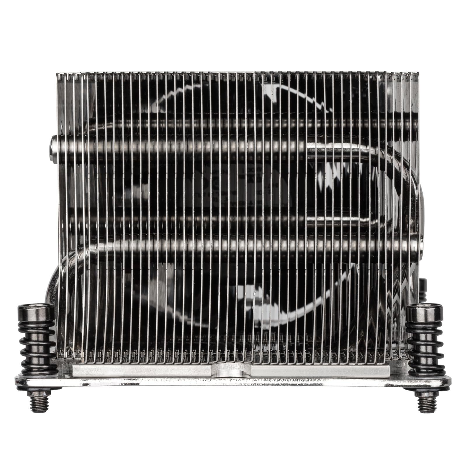 SilverStone Technology XE02-2066S - Refrigeratore CPU 2U -SFF per socket Intel LGA 2011/2066 Square & Narrow, nero/argento