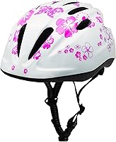 Vista 8 de Casco de bicicleta súperligero rosa para niñas pequeñas y bebés.