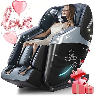 - RELX Massage Chair Full Body, 15 Modes Zero Gravity SL-Track Shiatsu Massage Chair Built-in Heat System, Airbag Massage with Body Scan, Deep Yoga Stretch, Calfrest Extension and AI Control(Black)