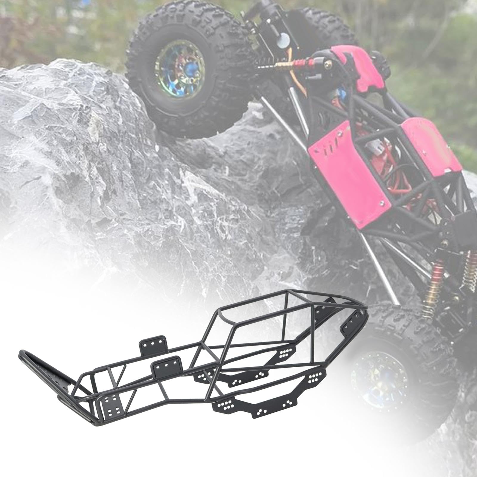 Arceau de Sécurité pour Voiture RC - Accessoire à Monter Soi-même - Arceau de Sécurité En Métal - Cadre Tubulaire Complet - Pièces Détachées En Acier