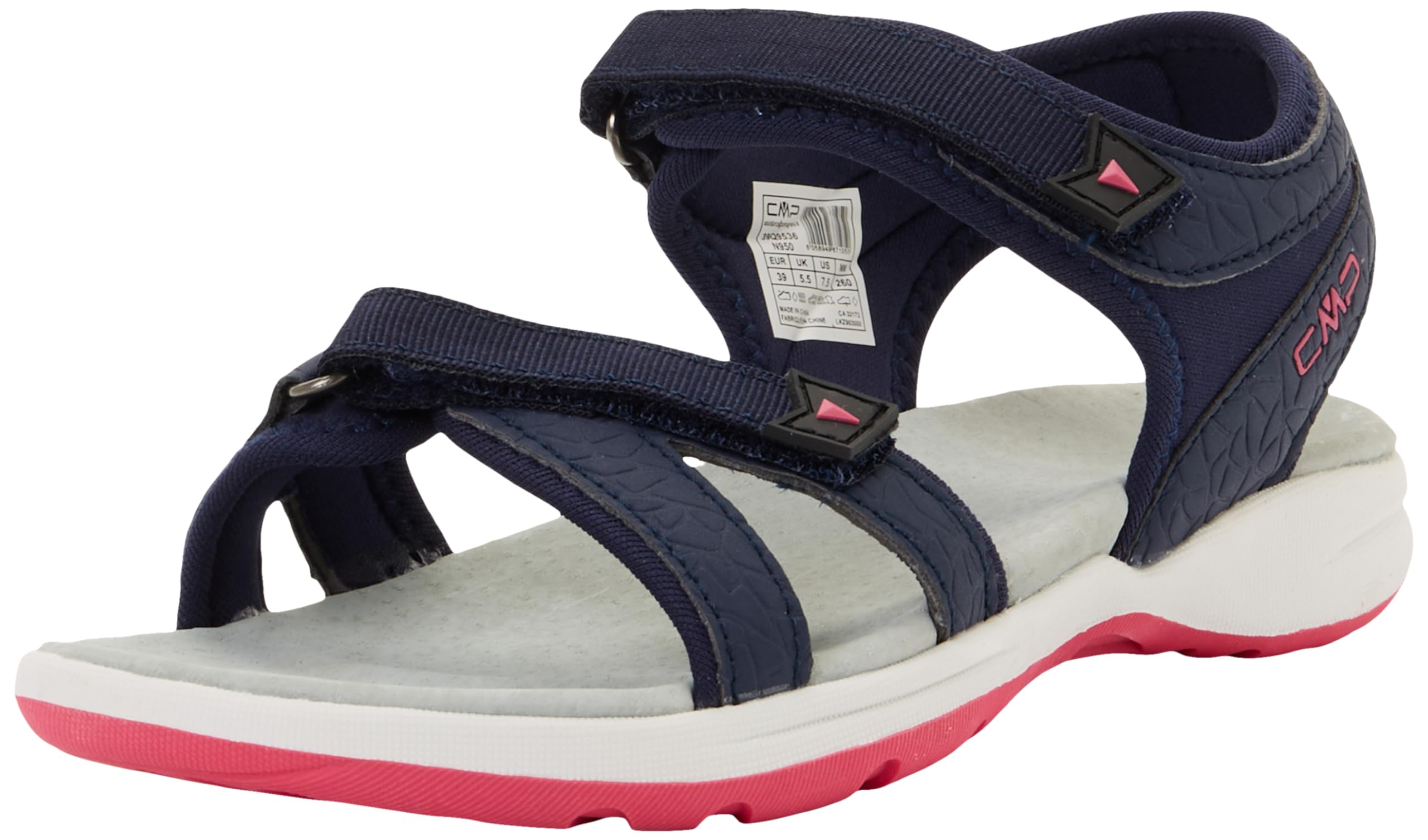 CMP Adib Wmn Hiking Women's Ankle Strap Sandals, dark blue, 5 UK