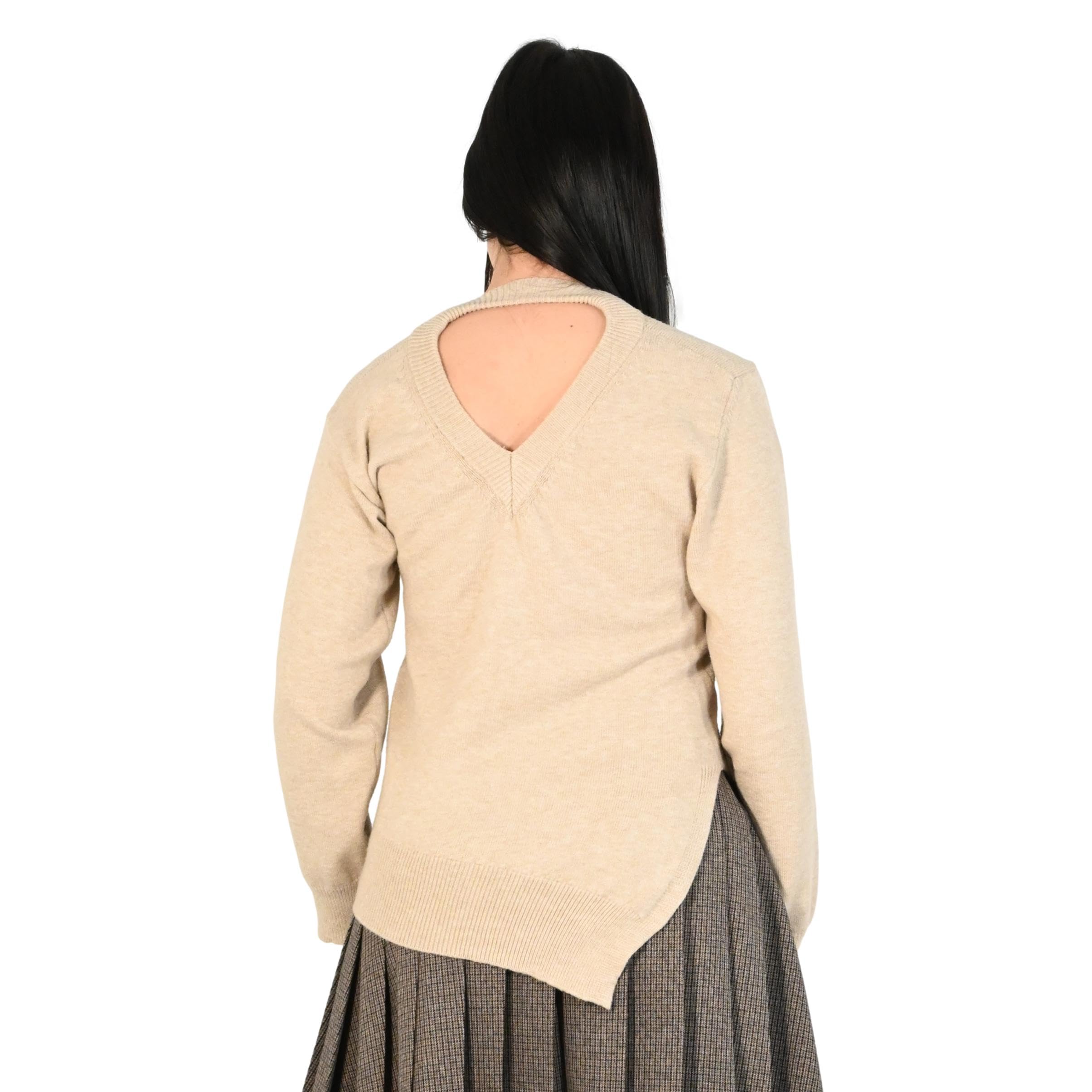 VICOLO maglia donna beige 77207F