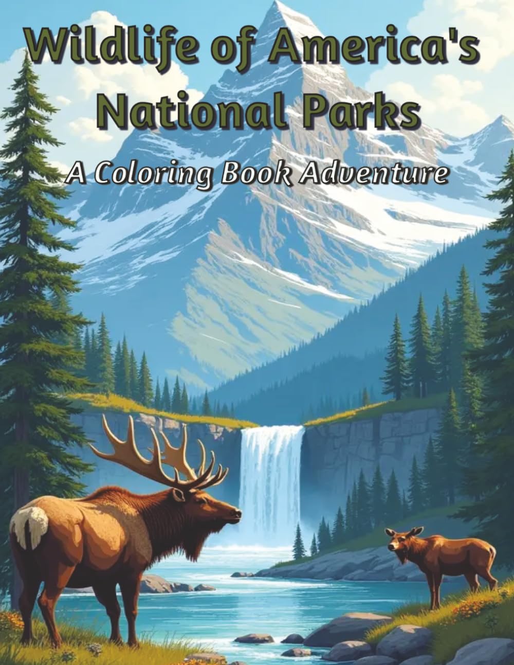 Wildlife of America’s National Parks: A Coloring Book Adventure