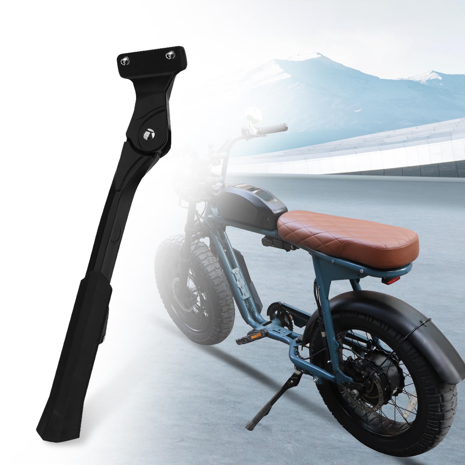 JESTOP Upgrade Kickstand for Super 73 S2/RX, Adjustable Kick Stand, High Toughness Thickened Aluminium Alloy E-bike Side Support Stand, Electric Bike Accessoires For Super 73