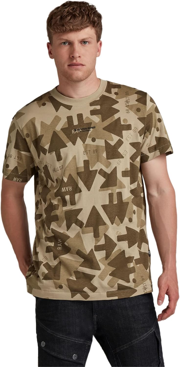 G-STAR Mens Arrow Camo Loose T-Shirt