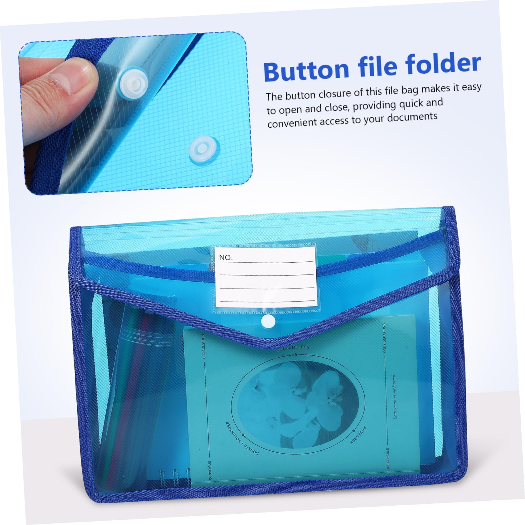 Artibetter 7pezzi Portadocumenti Trasparenti Organizer Espandibile Per Documenti Formato Con Tasche Per Etichette Per Archiviazione Pratica e Ordinata