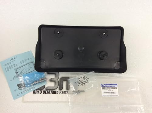 Miniatura 3 de Soporte para placa de licencia frontal para Dodge Ram 1500, marca Mopar OEM
