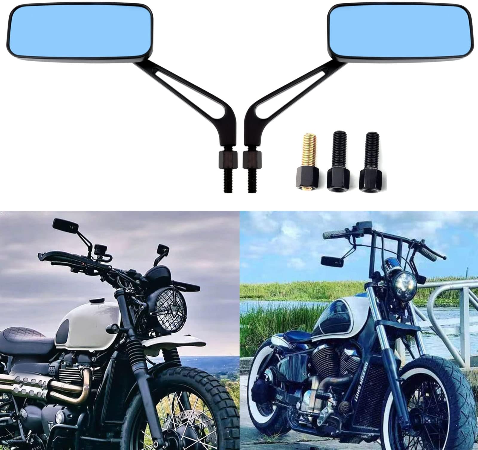 Prolunga Specchio / Serbatoio Fluido Da Manubrio, Filettatura - Foto 9