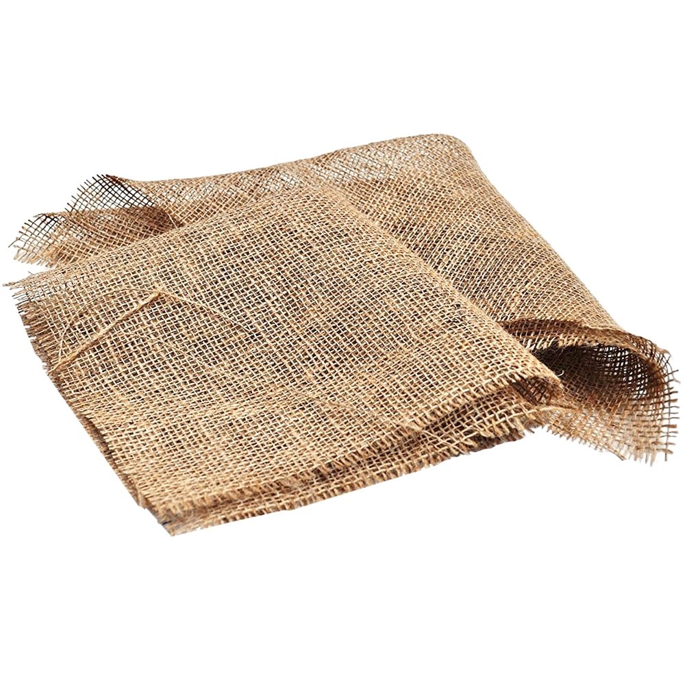 Hessian Squares Aquatic Pond Plants Basket Liners Lilies Marginals 90 x 90cm (2)