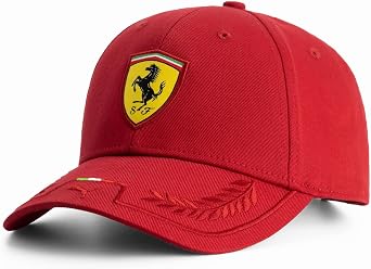 PUMA Scuderia Ferrari F1 Italian Stripe Hat - Red- One Size Fits Most