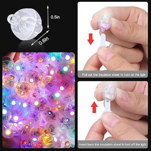 Miniatura 2 de pozzolanas 100 mini luces LED con gancho, luz LED redonda impermeable para decoración de fiestas, luces de fiesta de neón, coloridas