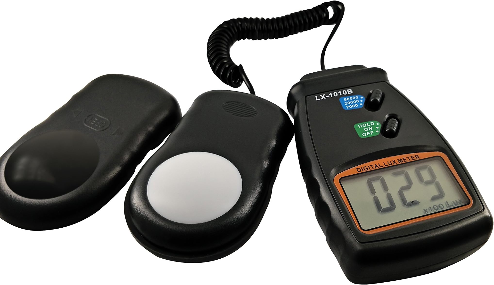 Light Meter, Digital Luxmeter, with LCD Display – Range up to 50,000 Lux, with Price Reduction, Great for Gardening, Farming, hydroponics, Indoor, Outdoor, one Year Limited Warranty