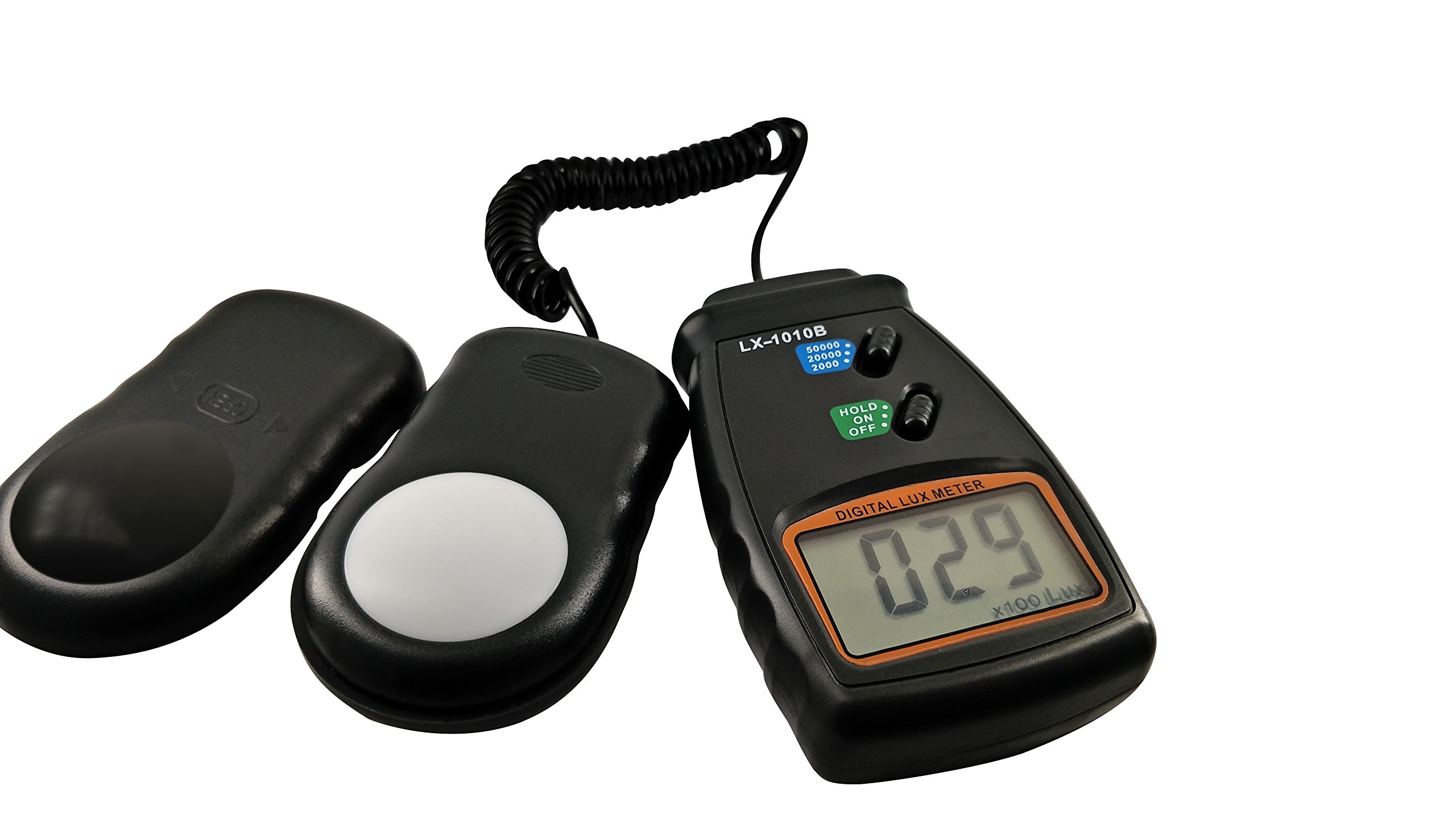 Light Meter, Digital Luxmeter, with LCD Display – Range up to 50,000 Lux, with Price Reduction, Great for Gardening, Farming, hydroponics, Indoor, Outdoor, one Year Limited Warranty