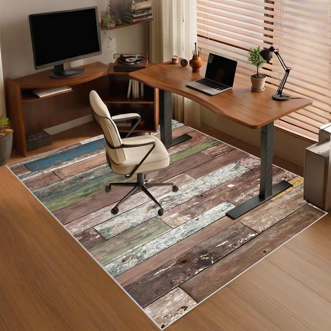 Office Chair Mat Non-slip, Hard-Floor Chair Mats, Desk Chair Mat large, Gaming Chair Mat for Desks, Office and Home, Carpet Protector Chair Mat, Floor Mat for Office Chair on Carpet 180 x 200 cm