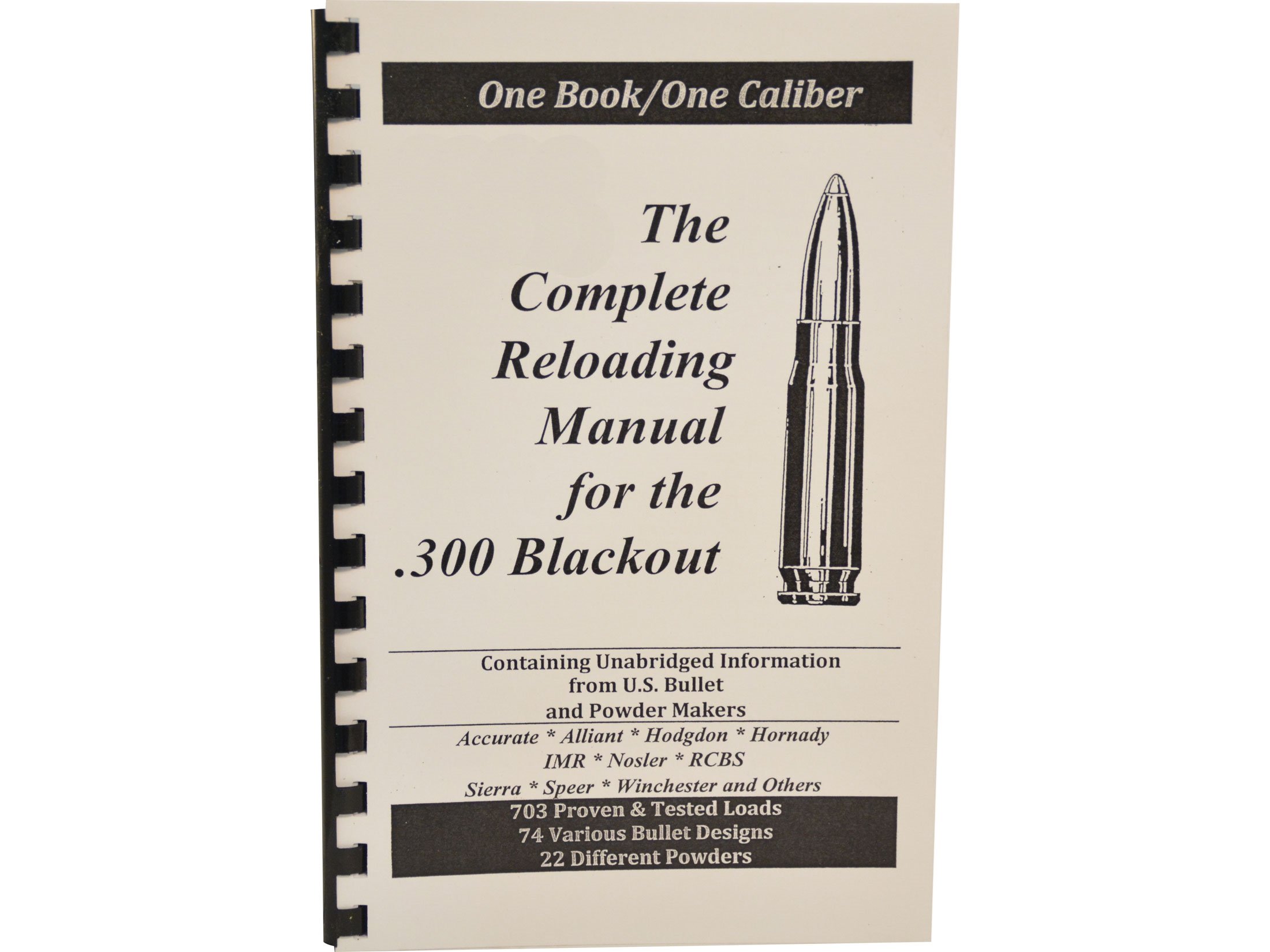 Loadbooks USA Complete Reloading Manual 300 ACC Blackout Whisper .300 NEW