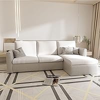 Vista 31 de EFELIM Funda de cojín seccional de 4 piezas para sofá en forma de L, funda elástica para sofá de 1, 2, 3 asientos, funda antideslizante para sofá