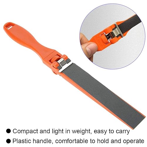 Miniatura 7 de HERCHR Palillo de papel de lija, 2 piezas de plástico de papel de arena barra de rollo de papel de lijado manual herramienta abrasiva de pulido