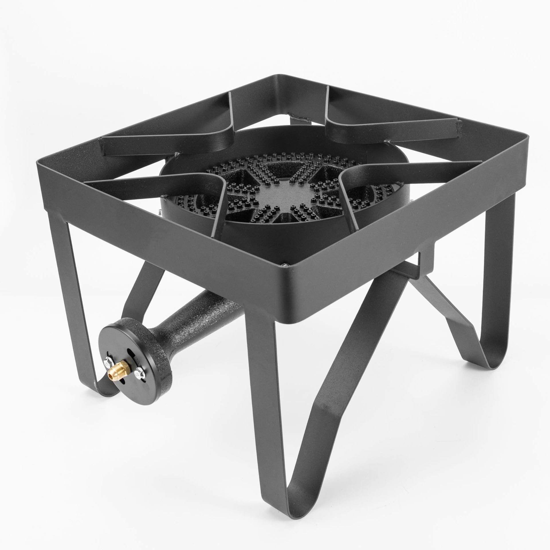 Dr.yu Propane Burner – Heavy-Duty Propane Stove – Outdoor Burner with Adjustable 0-20Psi Regulator and Steel Braided Hose – Ideal for Home Brewing, Turkey Fry