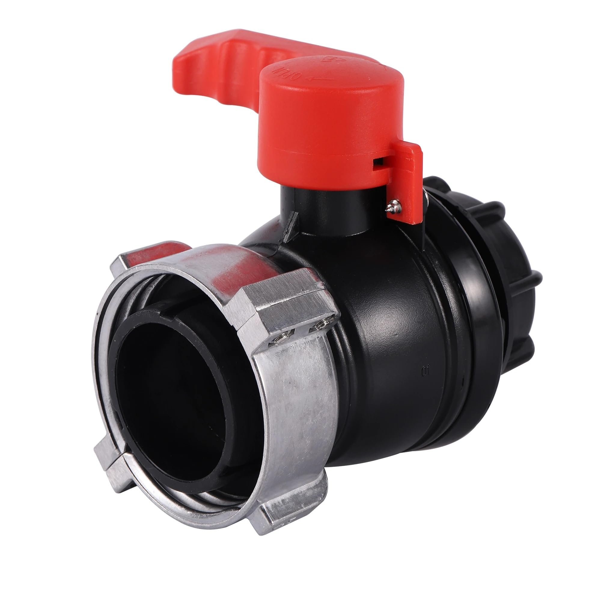 Adapter do pojemnika IBC 75 mm, wytrzymały, S75X60, zawór kulowy z gwintem grubym, adapter zbiornika(4233)