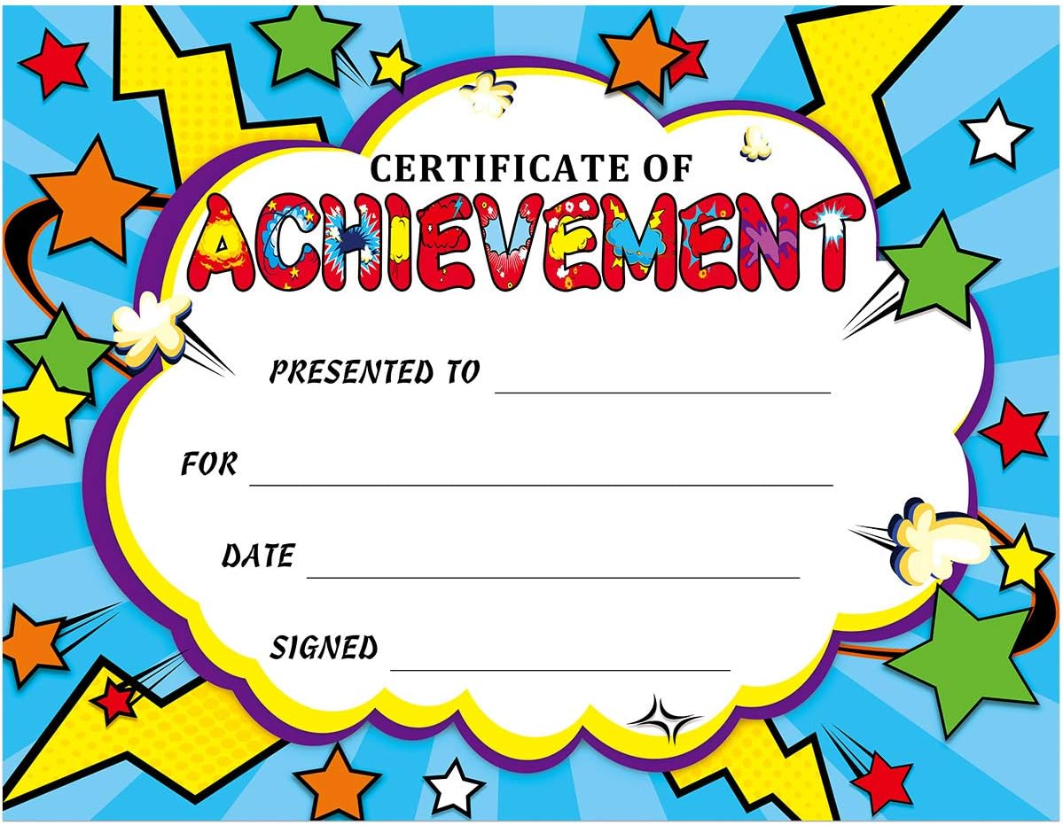 Certificate of Awards Certificates 30Pcs End of School Year Back to School Graduation Classroom Students Supplies