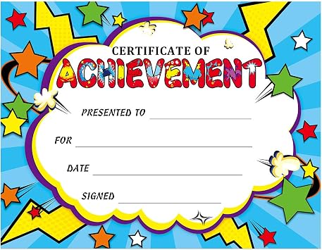 Fancy Land Certificate of Awards Certificates 30Pcs End of School Year Back to School Graduation Classroom Students Supplies