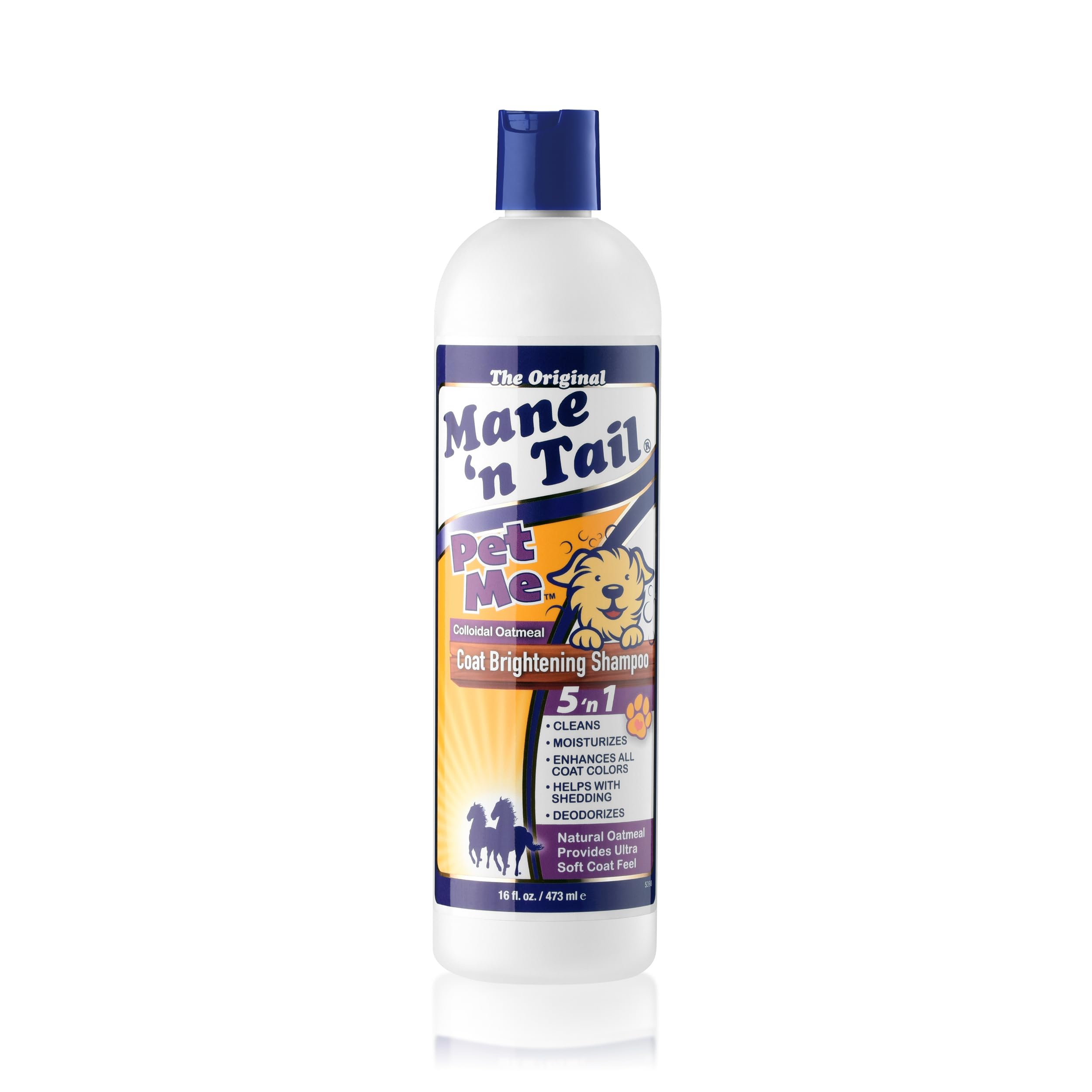 Mane 'n Tail Pet Me Coat Brightening Shampoo with Shea Butter, Argan Oil and Omega 6 & 9 for Dogs