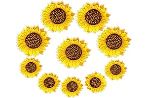 JKJF Sunflower Embroidery Patch for Style Enthusiasts