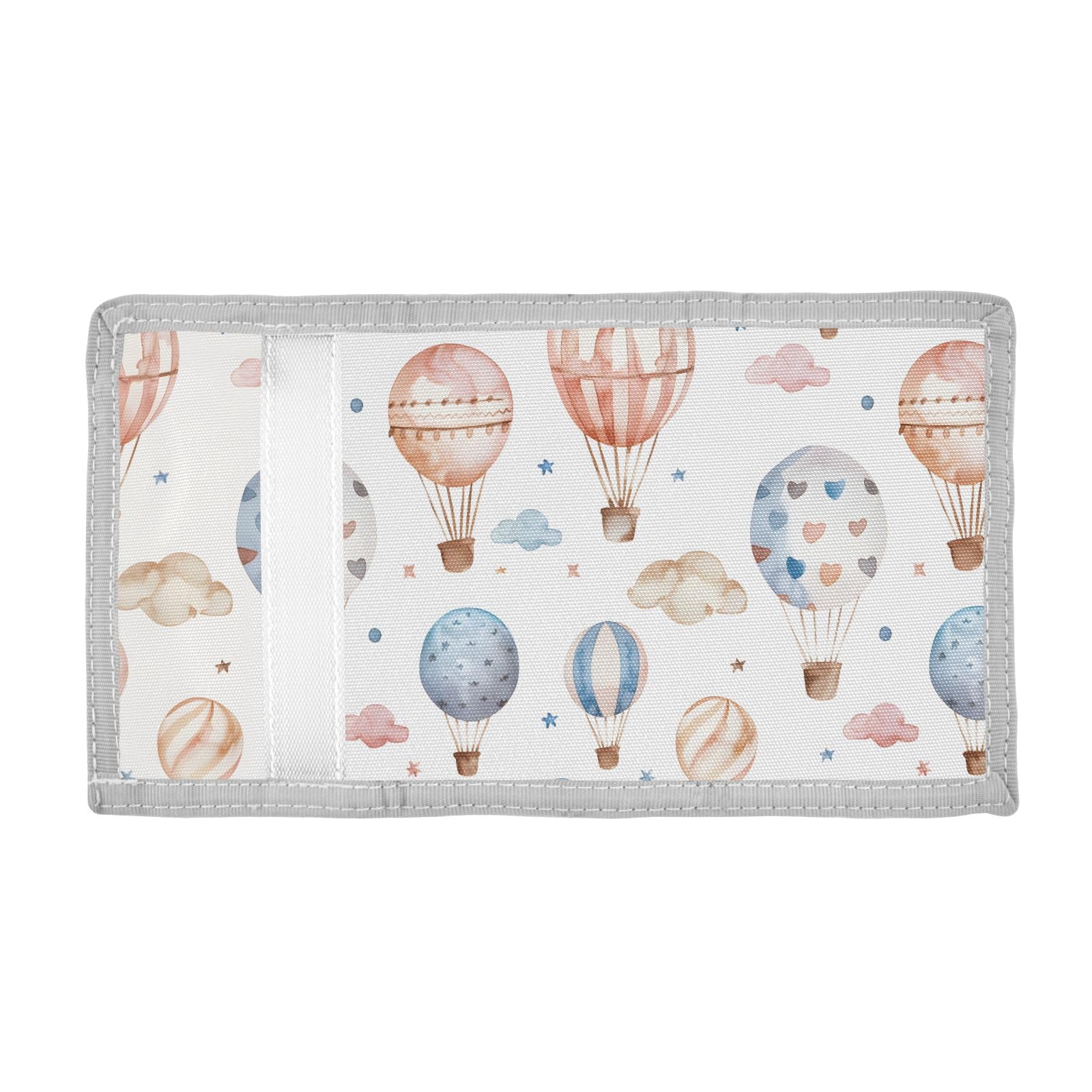 ALAZA Kids Wallets for Boys Girls Toddler Trifold Wallet Children Small Hot Air Balloons Cute with Zipper Coin Pocket