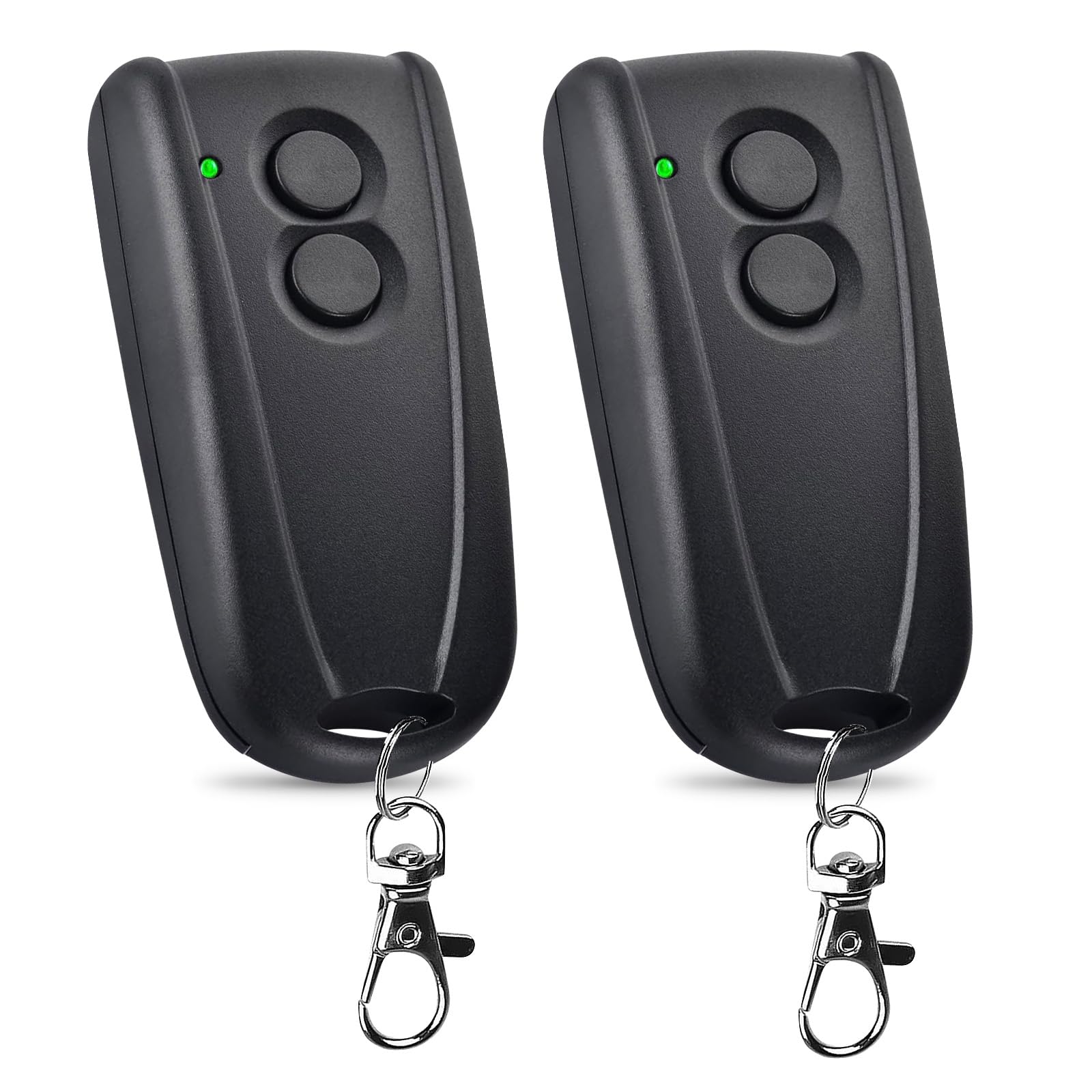 Mitening Black 2 X 433.92 Mhz Garage Door Opener, Garage Door Remote Control, Garage Door Handheld Transmitter For Hörmann Ecostar Rse2, Rsc2 Handheld Transmitter