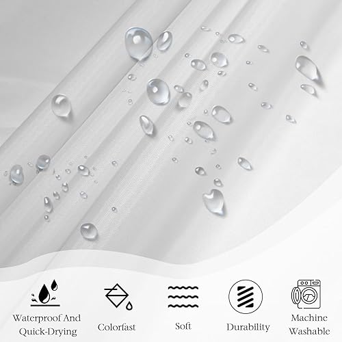 Miniatura 6 de Lindas cortinas de ducha con diseño de perro de peluche, divertidas, estilo retro, decoración de puerta de granero, tela de poliéster, impermeable,