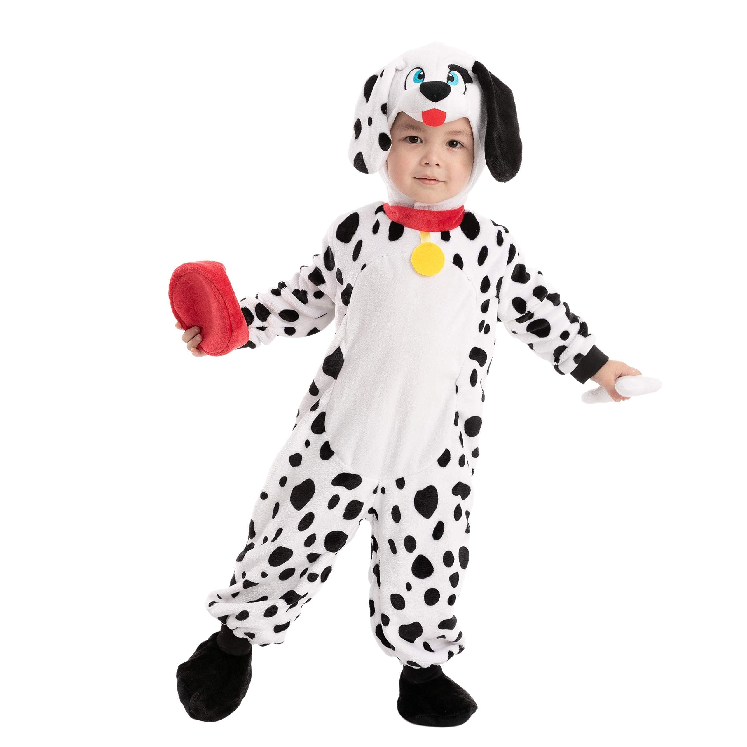 Spooktacular Creations Costume da cucciolo di dalmata per neonato per la festa di Halloween dolcetto o scherzetto