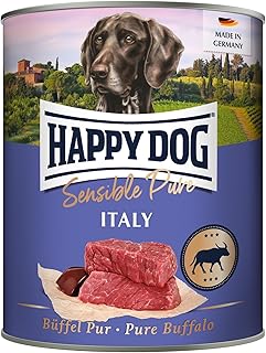 Happy Dog Wet Dog Food Pure Tinned Buffalo, 800 g, Pack of 1 product image