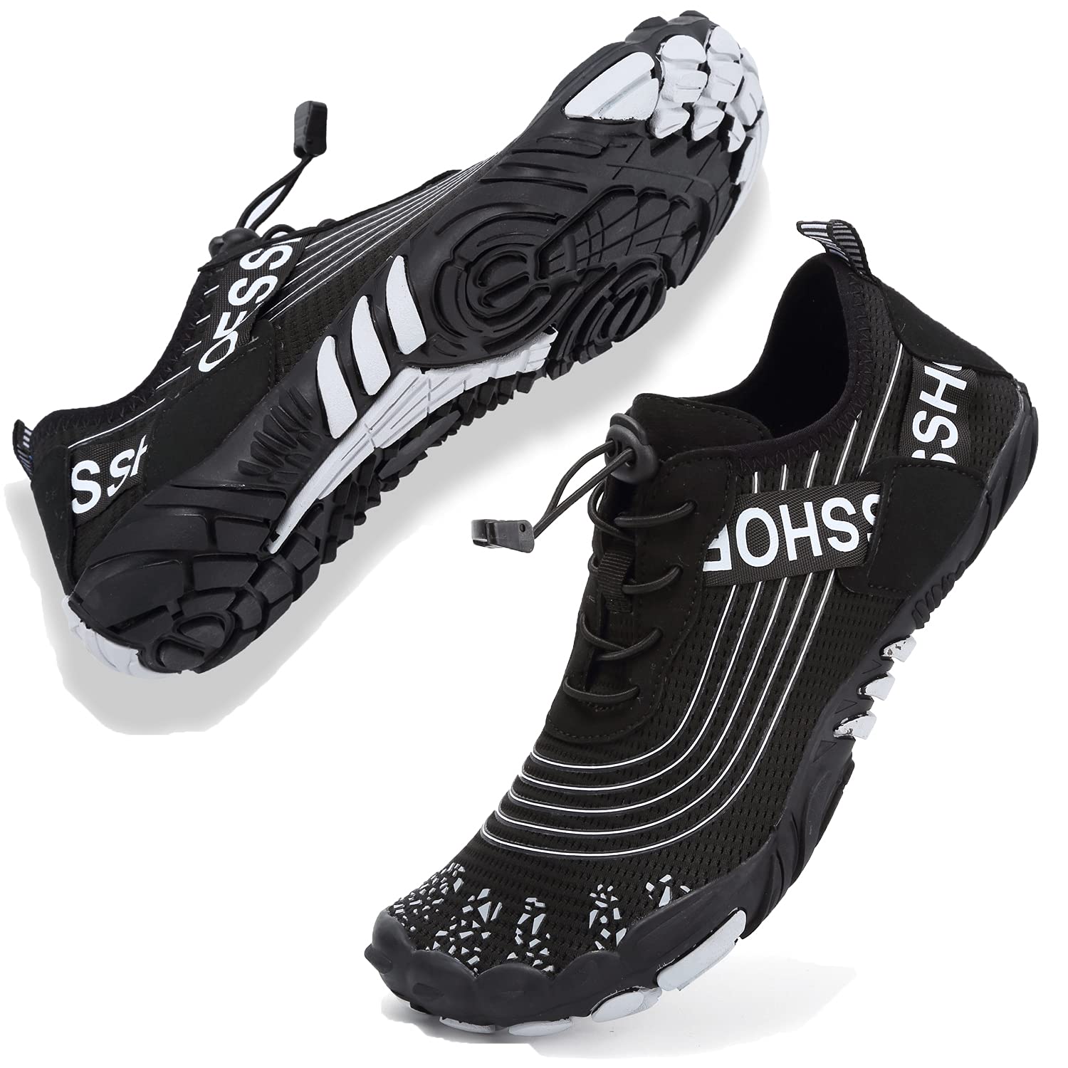 VTASQ Escarpines Hombre Zapatos de Agua para Buceo Snorkel Surf Acuáticos Calzado de Natación Verano Outdoor Secado Rápido Surf Calzado Natacion Surf en la Playa Zapatos