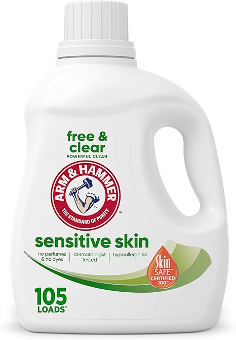 ARM & HAMMER Sensitive Skin Free & Clear Liquid Laundry Detergent ARM & HAMMER Sensitive Skin Laundry Detergent