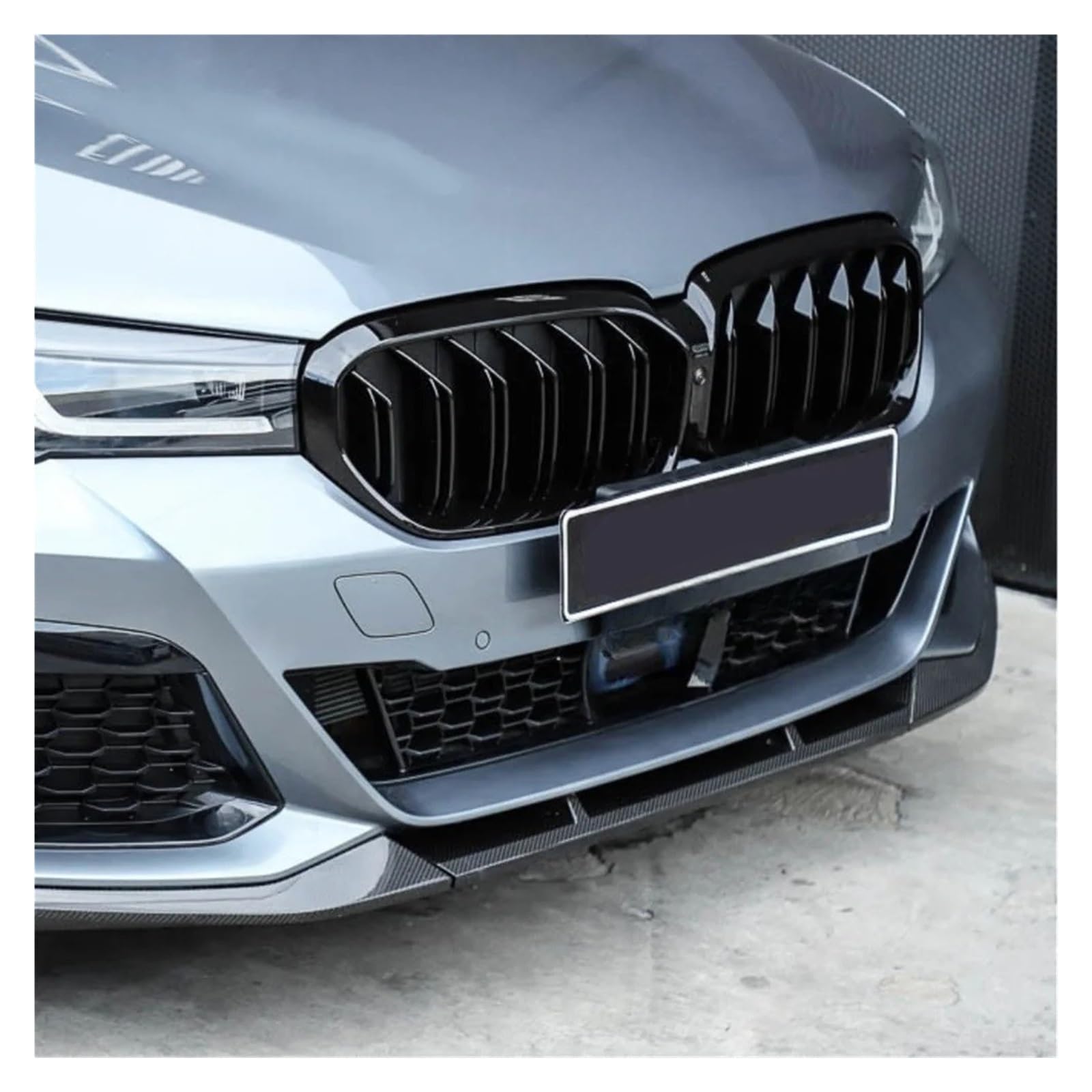 Alerón Parachoques Delantero Coche Difusor Divisor de alerón Parachoques Delantero para 5 Series 520i 520d 530i 530d M550i 2021-2023 G30 G31 Lci para Estilo para -Performance