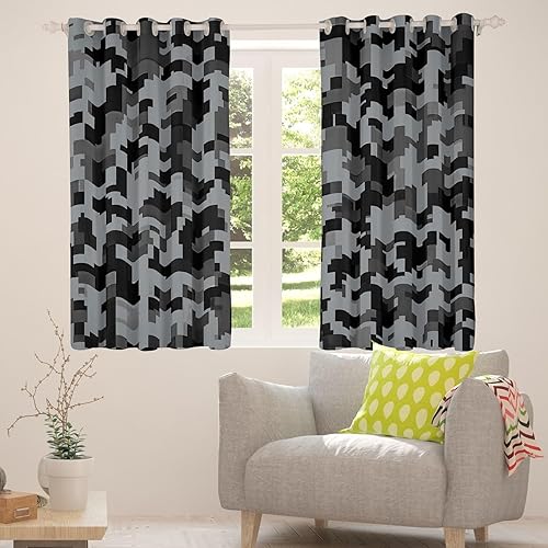 Miniatura 4 de Erosebridal Cortinas y cortinas de camuflaje para niños, adolescentes, jóvenes, adultos, hombres, decoración de dormitorio, cortinas opacas