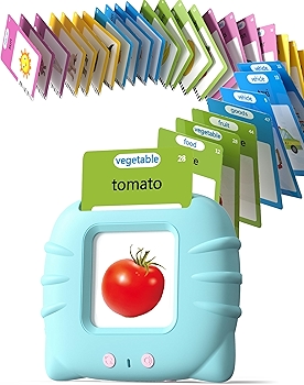 Talking Flash Cards for Toddlers – Language Learning and Montessori Educational Toy